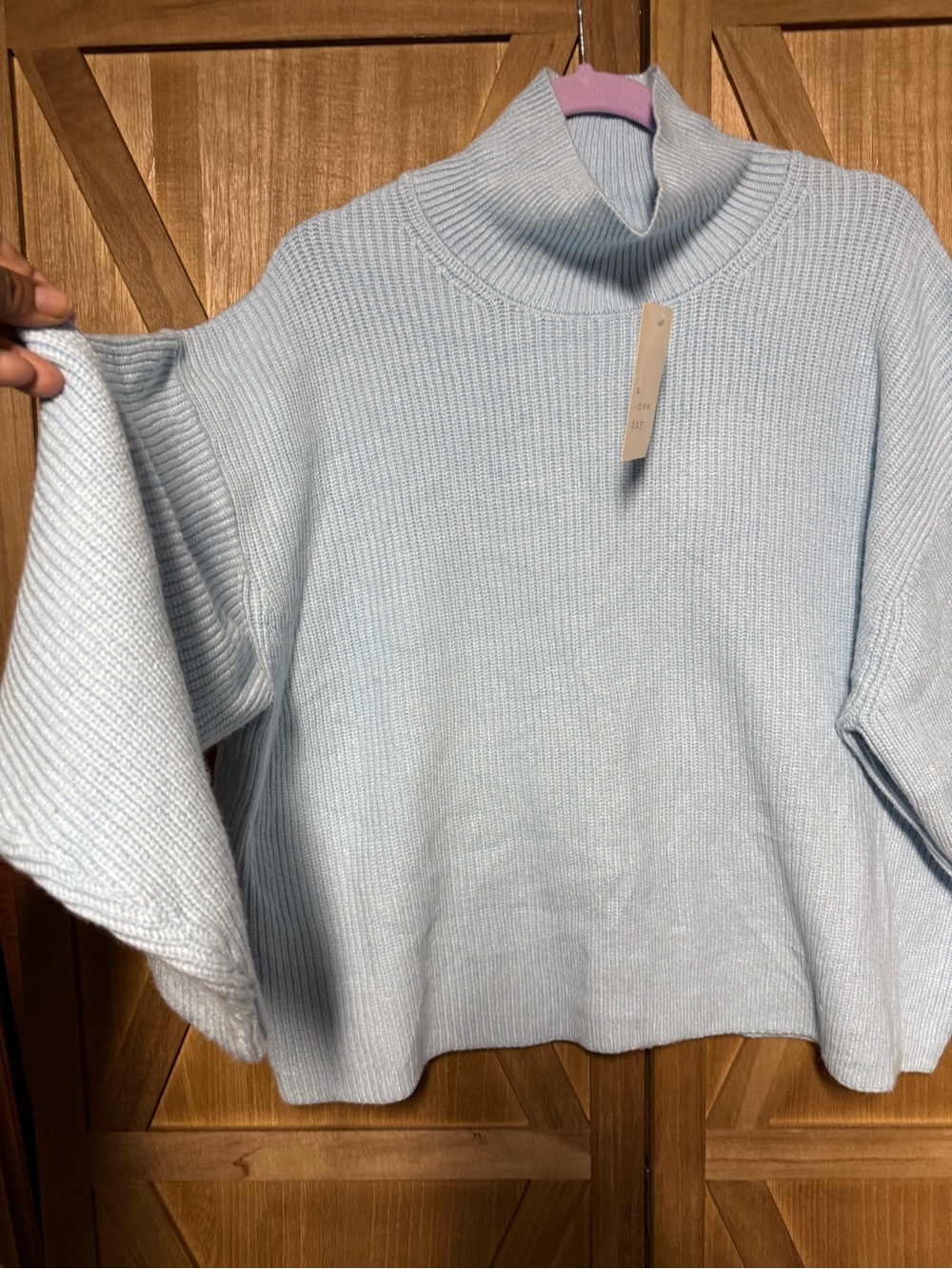 A New Day NWT Light Blue Turtleneck Knit Sweater - Women XL PTP 26